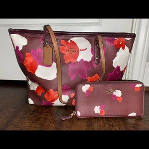 coach purse and wallet